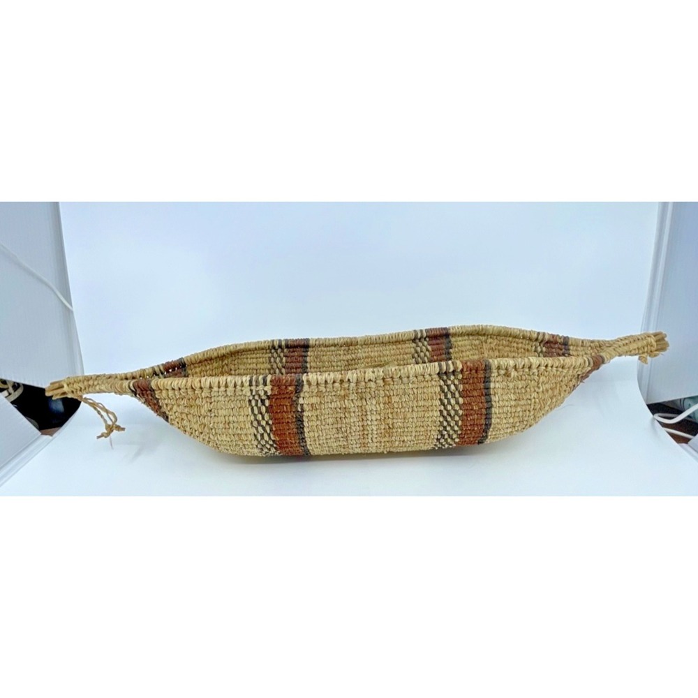 VTG Ethiopian Handmade Gambela Basket African Woven Seed Basket Ethiopia